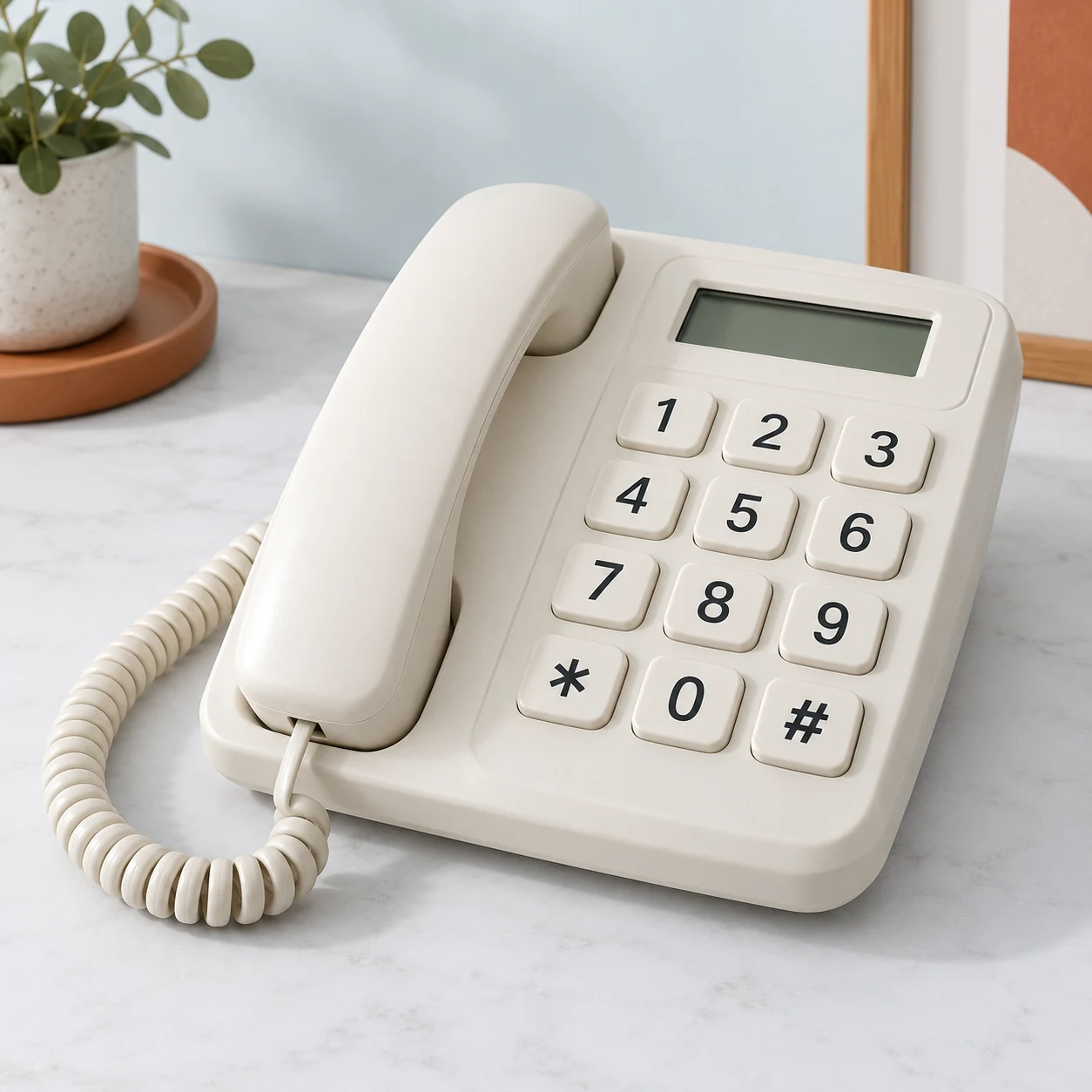 Wide Key C2 Corded Phone